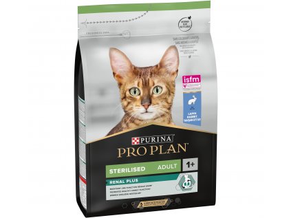 Purina ProPlan Cat Adult Sterilised Renal Plus Rabbit 3kg