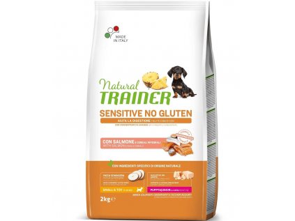 TRAINER Natural Sensitive No Gluten Mini Puppy&Junior losos 2kg