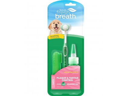 TROPICLEAN set na čištění zubů Fresh Breath pro štěňata