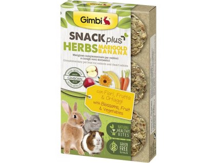 GIMBI Snack Plus bylinky MARIG banán 50g