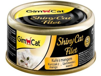 GIMCAT Cans ShinyCat filet Chicken with Mango 70g
