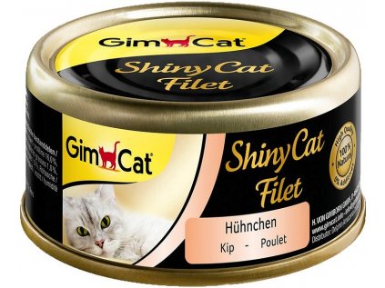 GIMCAT Konzerva ShinyCat filet kuře ve vývaru 70g