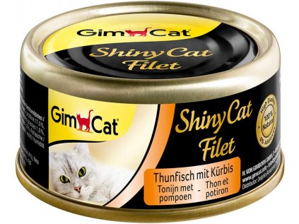 GIMCAT Konzerva ShinyCat filet tuňák s dýni 70g