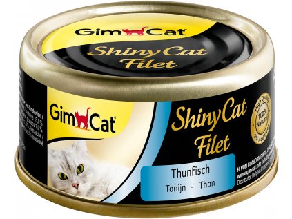 GIMCAT Konzerva ShinyCat filet tuňák ve vlastní šťávě 70g