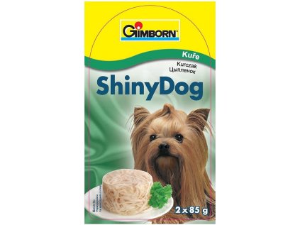 GIMBORN konzerva SHINY DOG kuřecí 2x85g