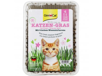 GIMCAT Katzen-Gras kočičí tráva s luční vůní 150g