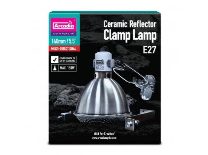 ARCADIA Clamp Lamp Pro Halogen Basking Spot 140 mm