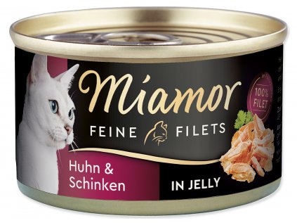 Finnern Miamor Feine Filets kuře & šunka konzerva 100g