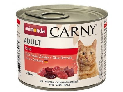 ANIMONDA Carny Adult konzerva pro kočky hovězí 200g