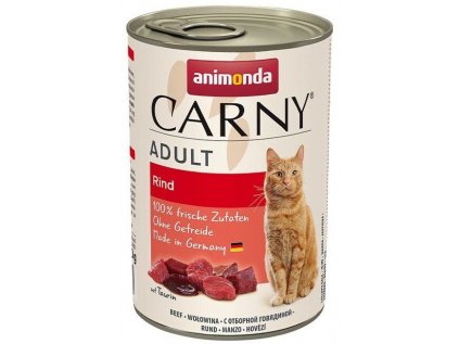 ANIMONDA Carny Adult konzerva pro kočky hovězí 400g