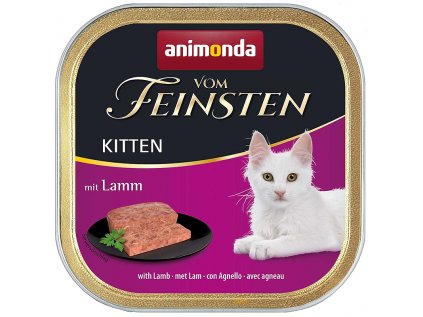ANIMONDA Vom Feinsten Kitten paštika pro koťata jehněčí 100g