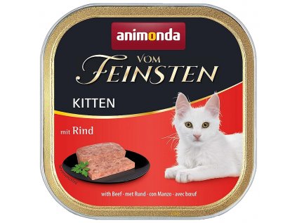 ANIMONDA Vom Feinsten Kitten paštika pro koťata hovězí 100g