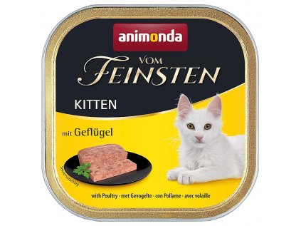 ANIMONDA Vom Feinsten Kitten paštika pro koťata drůbeží 100g