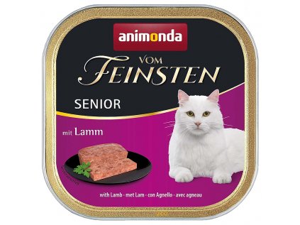 ANIMONDA Vom Feinsten Senior paštika pro starší kočky jehněčí 100g