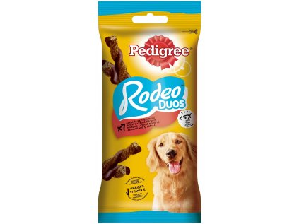 PEDIGREE Rodeo s hovězím a sýrem 123g