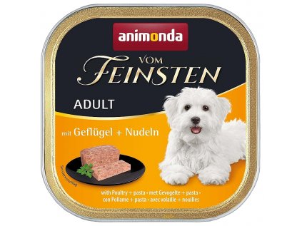 ANIMONDA Vom Feinsten Adult paštika pro psy drůbeží a těstoviny 150g