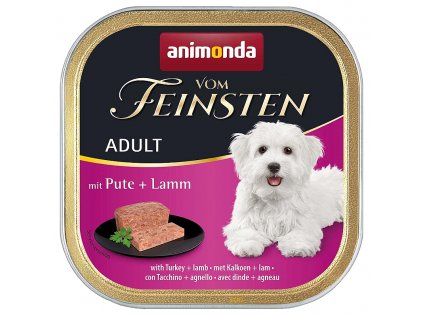 ANIMONDA Vom Feinsten Adult paštika pro psy krůtí a jehněčí 150g