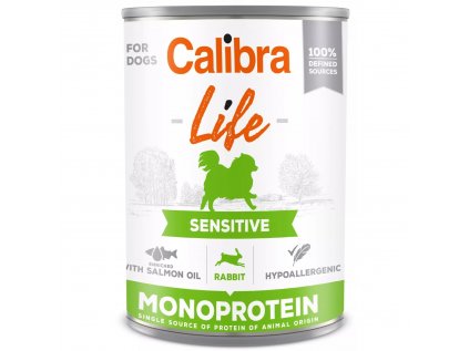 Calibra Dog Life  konz.Sensitive Rabbit 400g