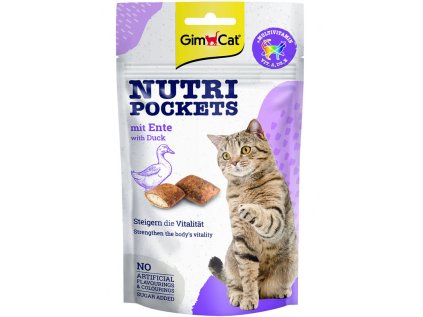 GIMCAT Nutri Pockets s kachnou 60 g