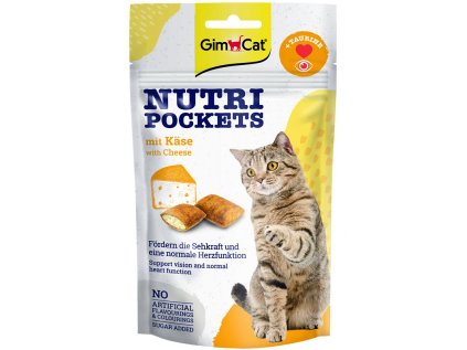 GIMCAT Nutri Pockets se sýrem 60 g