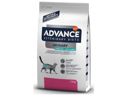 ADVANCE-VD Sterilized Cat Urinary Low Calorie 7,5kg