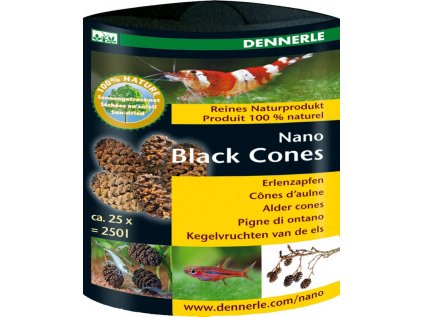 Dennerle Nano Black Cones 25 ks