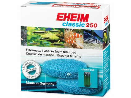 EHEIM Filtrační vložka modrá 2 ks pro filtr Eheim Classic 250
