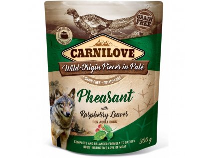 Carnilove Dog Pouch Paté Pheasant & Raspberry 300g