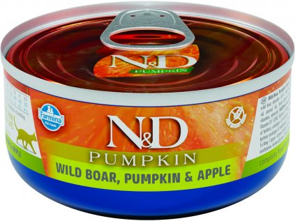 N&D CAT PUMPKIN Adult Boar & Apple 80g