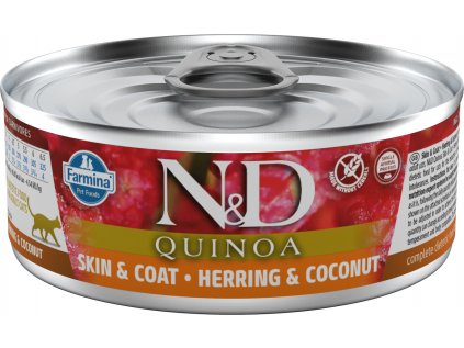 N&D CAT QUINOA Adult Herring & Coconut 80g