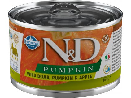 N&D DOG PUMPKIN Adult Boar & Apple Mini 140g