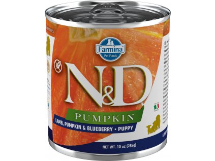 N&D DOG PUMPKIN Puppy Lamb & Blueberry 285g