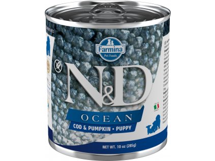 N&D DOG OCEAN Puppy Codfish & Pumpkin 285g