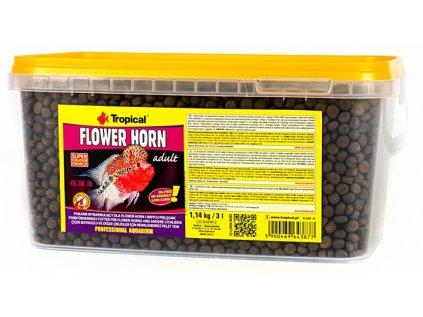 Tropical Flower Horn Adult Pellet - 3 L /1,14 Kg