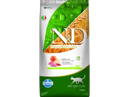 N&D PRIME CAT Adult Boar & Apple 10kg