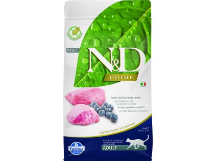 N&D PRIME CAT Adult Lamb & Blueberry 1,5kg