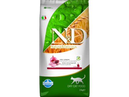 N&D PRIME CAT KITTEN Chicken & Pomegranate 10kg