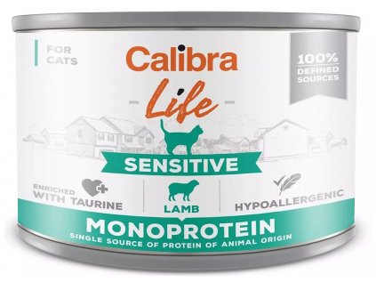 Calibra Cat Life  konz.Sensitive Lamb 200g