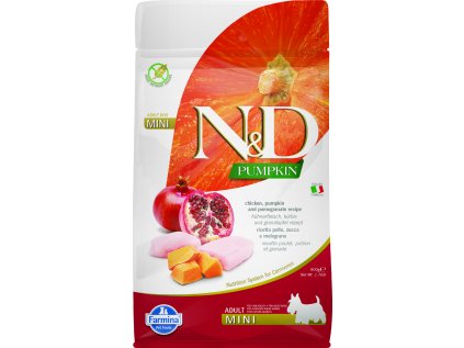 N&D Pumpkin DOG Adult Mini Chicken&Pomegranate 800g