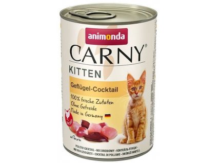 ANIMONDA Carny Kitten konzerva pro kočky drůbeží koktejl 400g