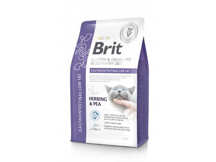 Brit VD Cat GF Gastrointestinal-Low fat 2kg