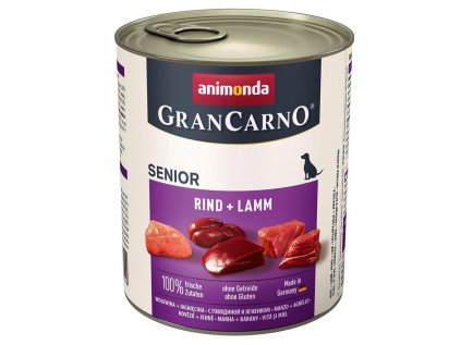 ANIMONDA GranCarno Senior hovězí a jehněčí 800g