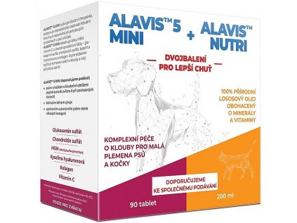 ALAVIS 5 MINI 90 tbl + Alavis Nutri 200ml