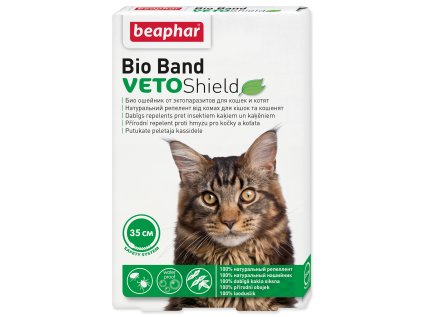 Beaphar Obojek repelentní Bio Band Veto Shield kočka 35 cm