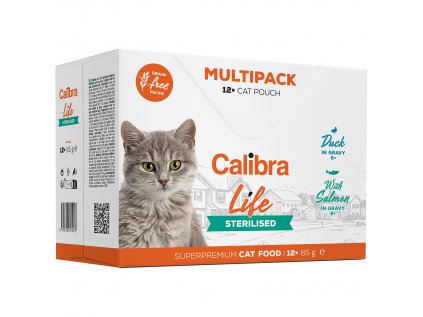 Calibra Cat Life kapsa Sterilised Multipack 12x85g