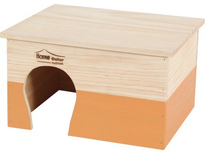 Domek pro hlodavce HOME COLOR XL oranžový Zolux