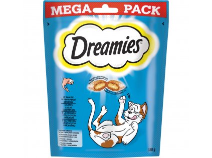 Dreamies kočka pochoutka Mega Pack s lososem 180g