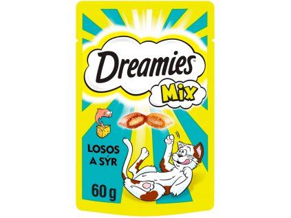 Dreamies Mix Salmon & Cheese 60g