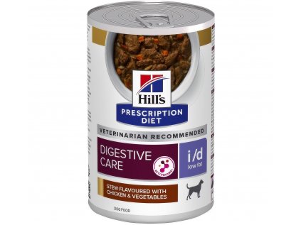 Hill's Can. PD I/D Digestiv Low Fat Chick.stew Kon 354g