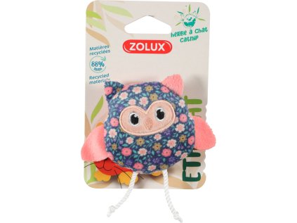 Hračka pre mačky ETHICAT FLORAL sova s catnipom od Zolux